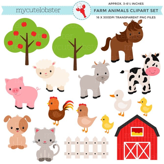 free clipart farmyard animals - photo #9