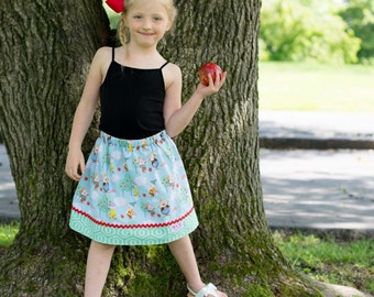 Disney inspired 7 Dwarfs Skirt (18 mos, 24 mos, 2T, 3T, 4T, 5 ,6, 7, 8, 10)