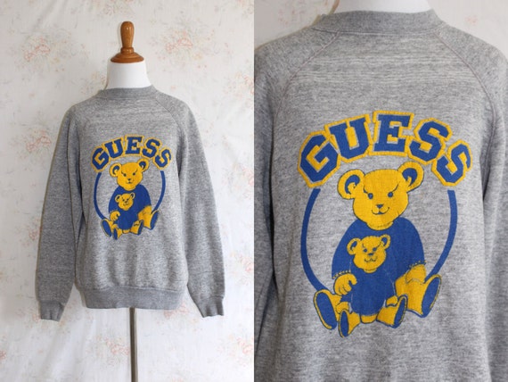 guess bear sweatshirt