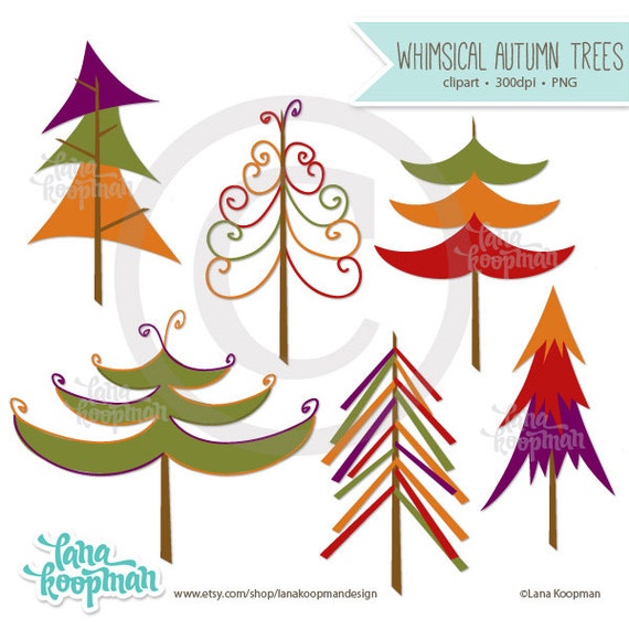 whimsical christmas tree clip art free - photo #22