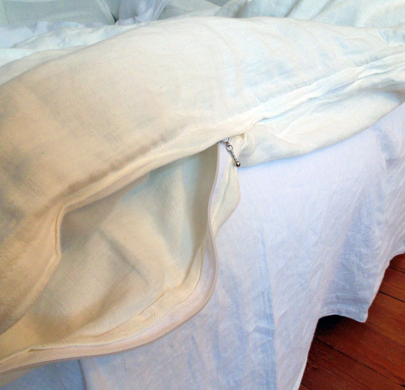 Add Zipper Closure for my any Linen Duvet cover Quilt cover