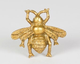 Gold vintage bee draw & cabinet handle,Pull,Knob