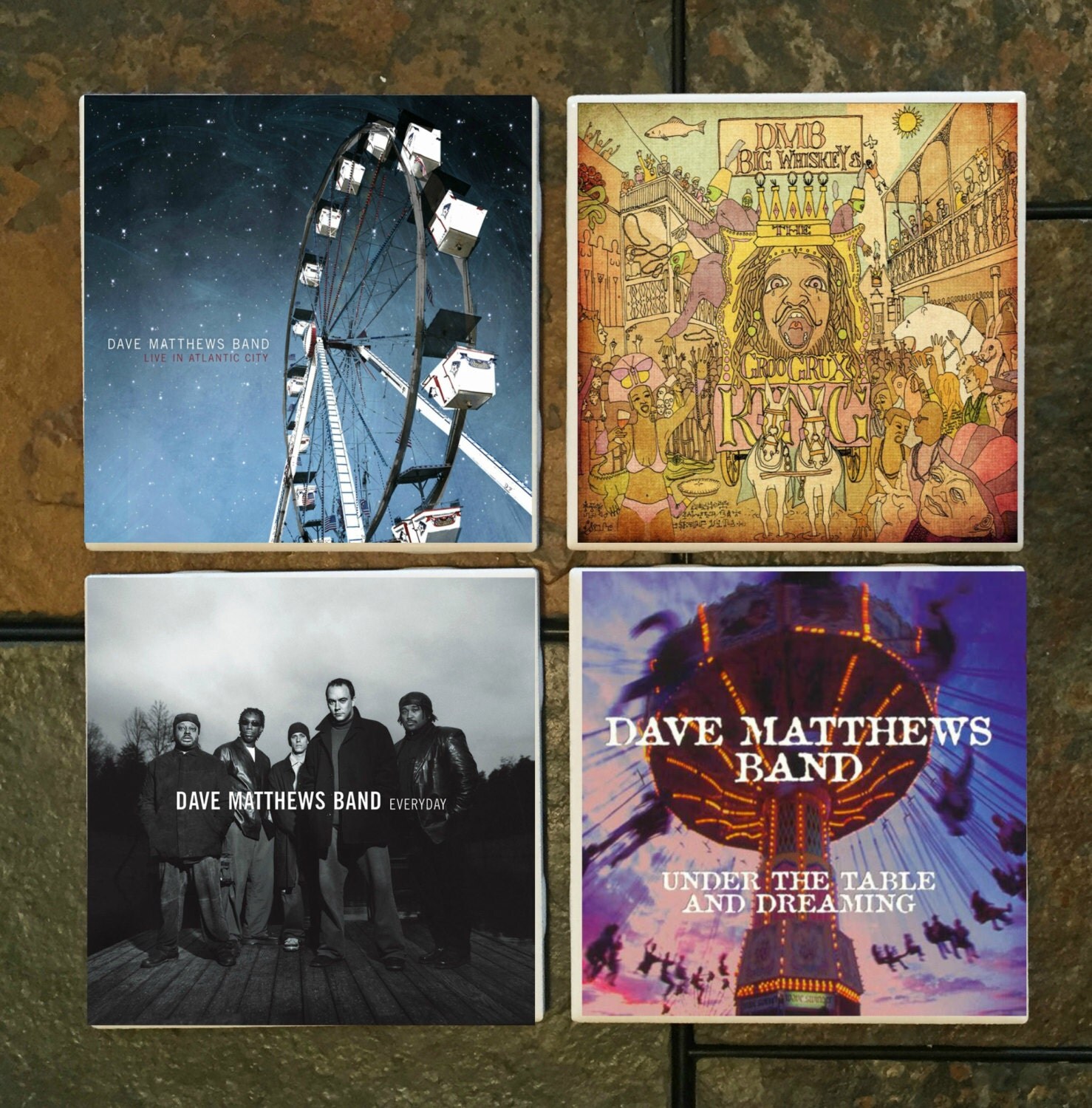 Dave Matthews Band Coasters set