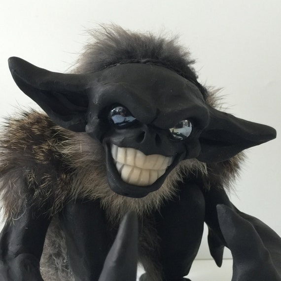 BROWNIE PUPPET Fantasy Creature Familiar Mythical