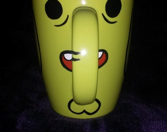 Hand Painted Treetrunks from Adventure Time Inspired Mug