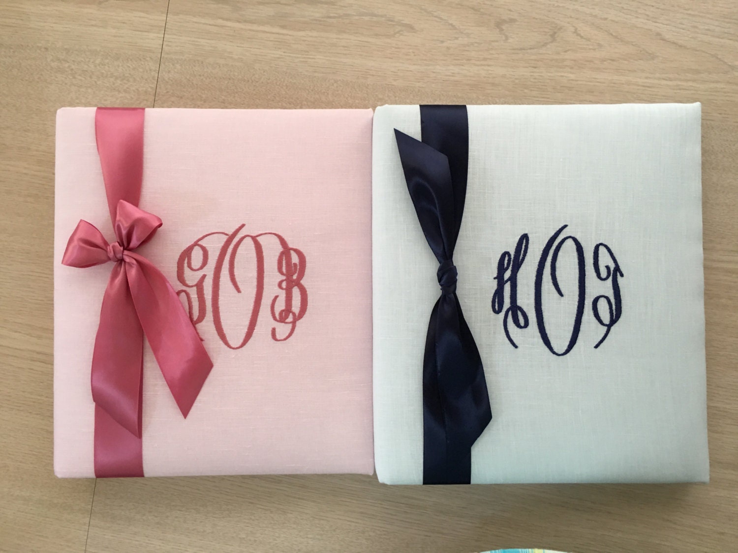 Monogrammed Baby Book