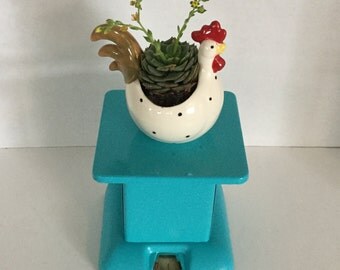 Vintage Kitchen Scale Farmhouse Decor,Turquoise