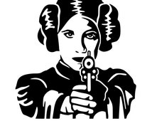Download Popular items for leia silhouette on Etsy