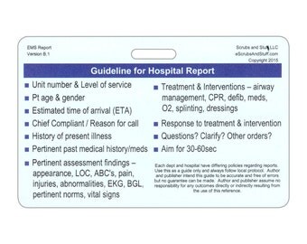Glasgow Coma Scale Badge Card Horizontal by scrubsandstuff on Etsy