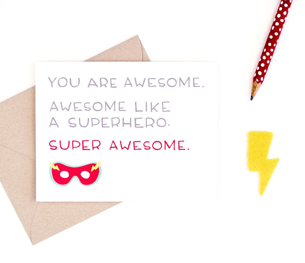 super awesome card congratulations card just because card