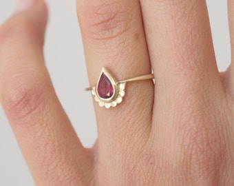 pear shaped engagement ring 14k gold ring set with a pear shape ruby wedding - Pear Shaped Wedding Ring Sets pear shaped engagement ring 14k gold ring set with a pear shape ruby wedding - Pear Shaped Wedding Ring Sets