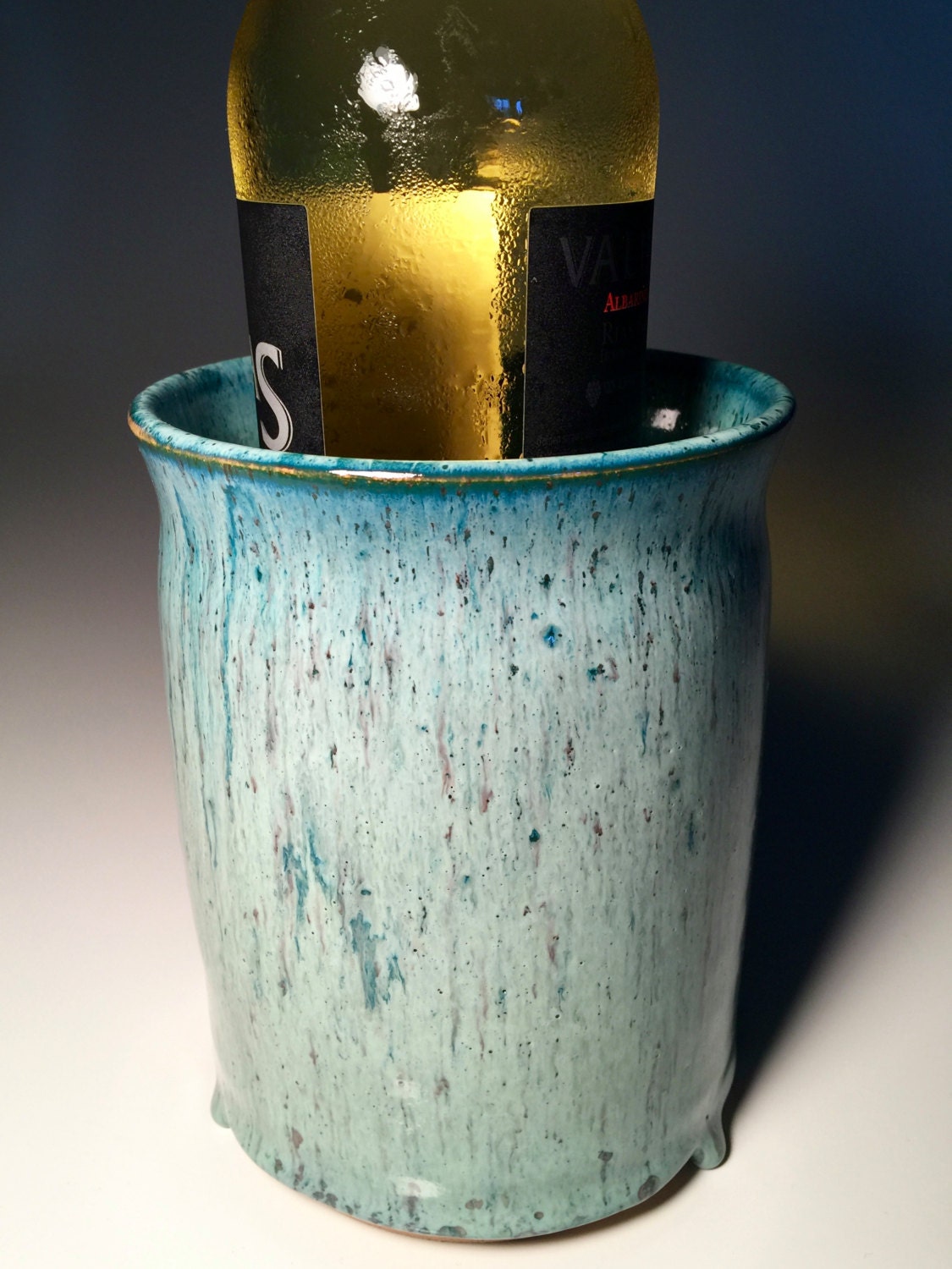 Wine Glasses Pottery Handmade Chiller Cooler Christmas Custom