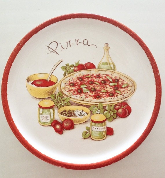 RESERVED Stovit Pizza Platter Stoviglierie Italy Pizza Plate