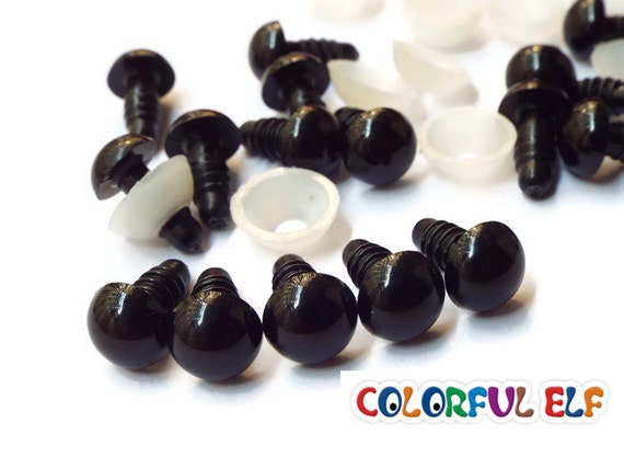7.5mm Safety Eyes Amigurumi Eyes Plastic Eyes Animal by ...