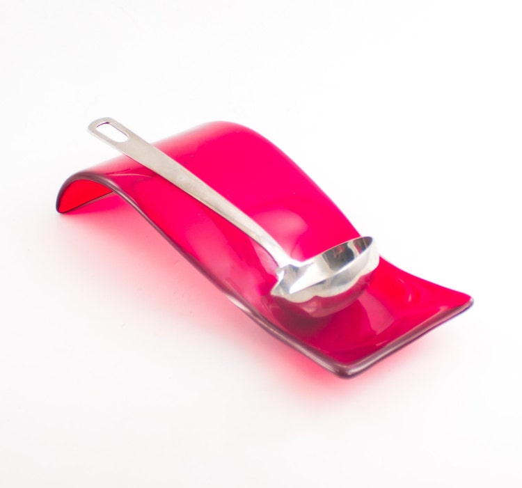 Spoon Rest Unique Spoon Holder Kitchen Counter by Nostalgianmore