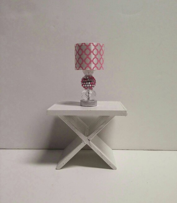 Items similar to Doll Lamp LED Fashion Doll Lamp Pink Bling Lamp on