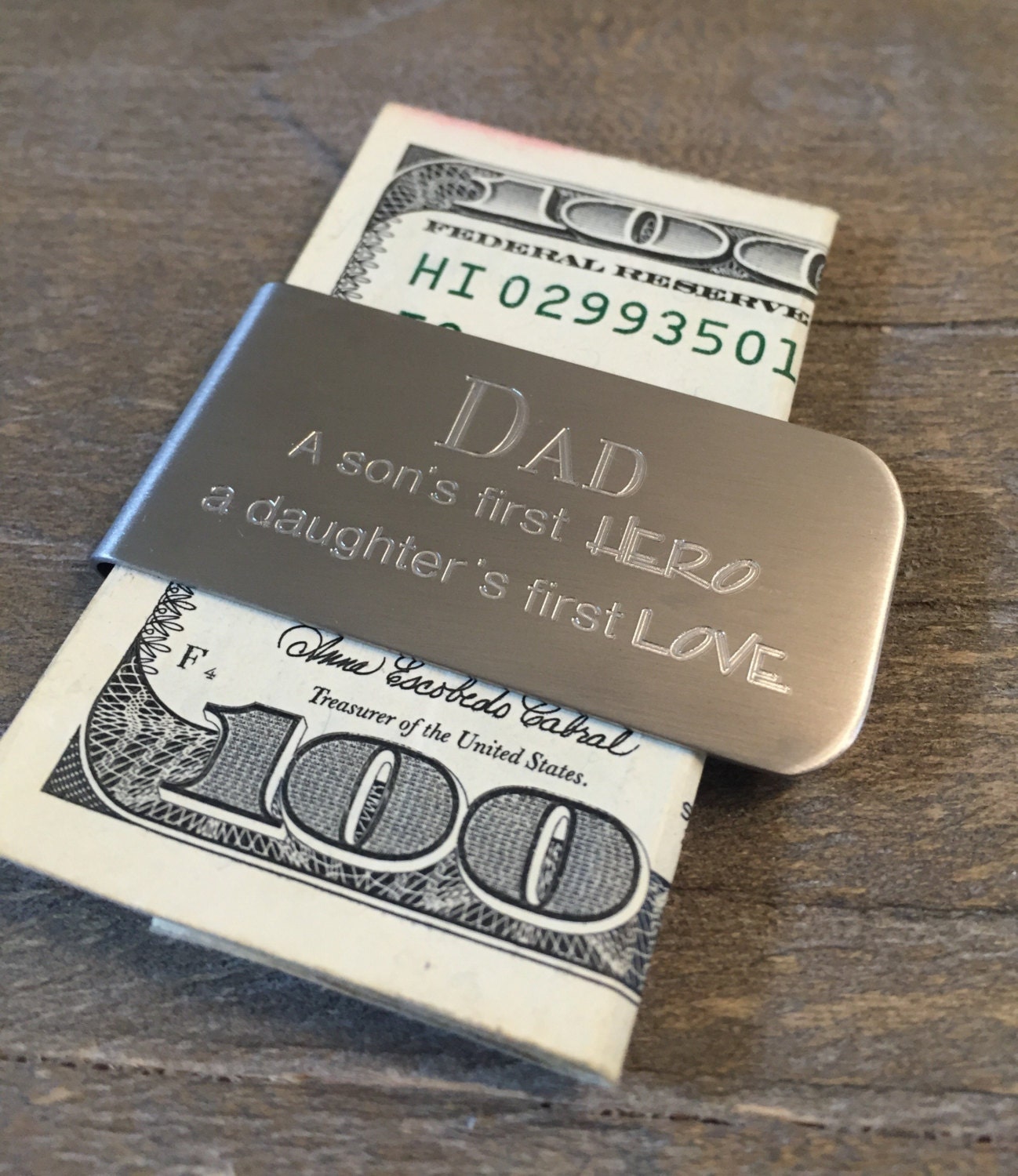 engraved money clip wallet