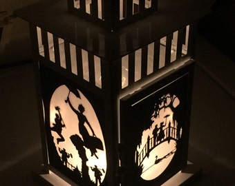 Mary Poppins inspired Metal Lantern