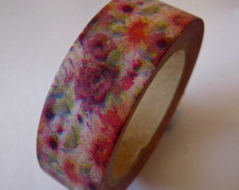 CLEARANCE Washi Tape "Field of Flowers" 10 meters