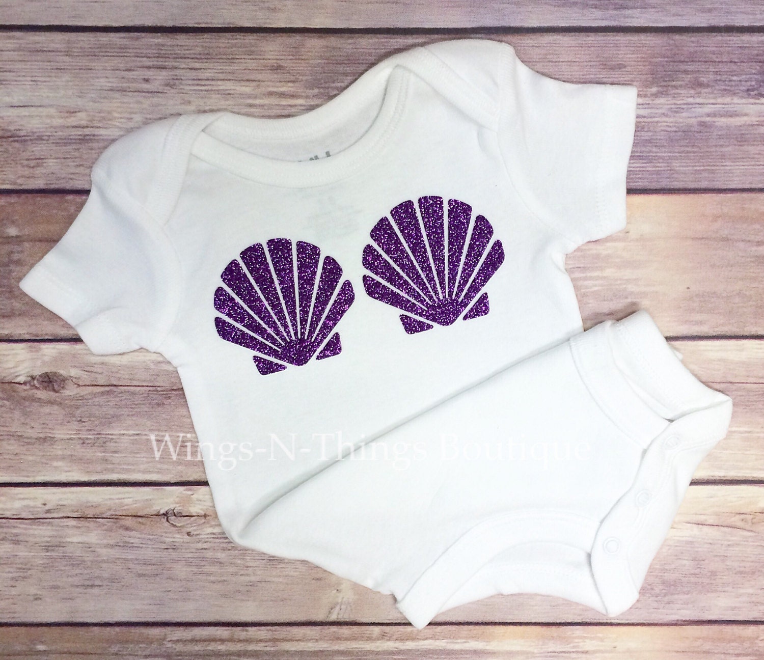 Diy MERMAID SEASHELL Iron On Vinyl Applique Shell Bra Logo