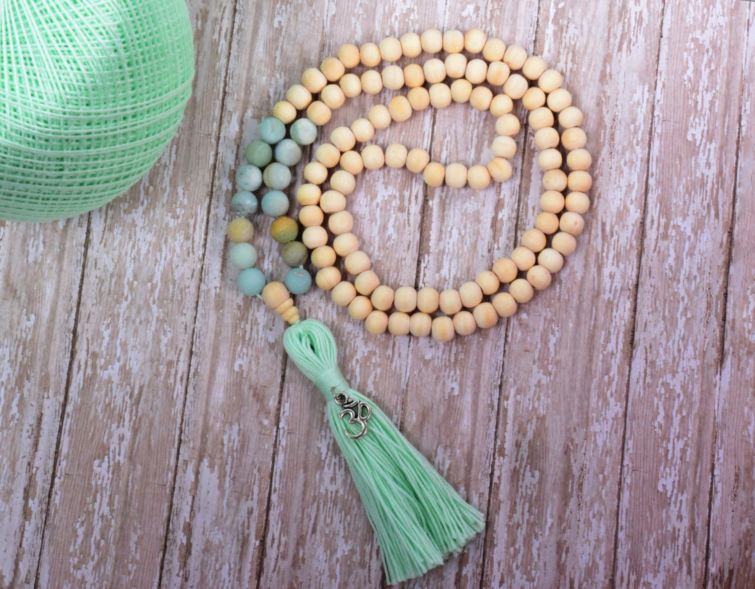108 Mala Bead Mala Bead Mala Necklace Tassel Bead Necklace