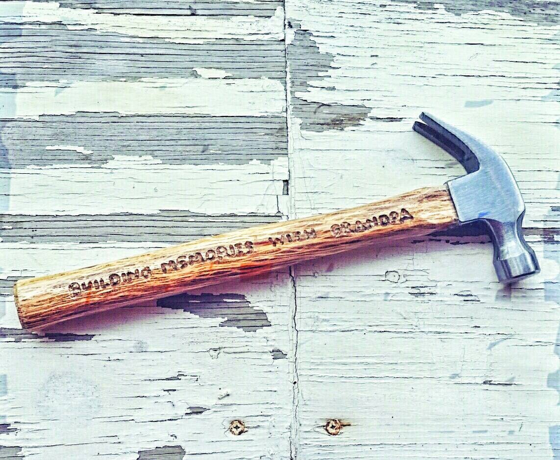 Valentines Day gift for him Engraved Hammer by ShopMetamora