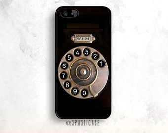 Rotary Phone iPhone 6 Case, Old Phone iPhone 6S Case, Monogrammed iPhone Case, iPhone SE Case, Personalized iPhone Case, iPhone 5S Case, 5C