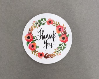 Thank You Sticker - Thanks Sticker - Stickers