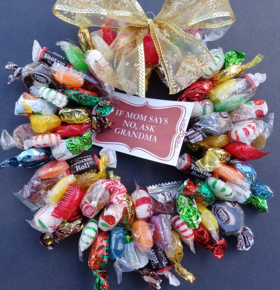 Birthday Edible Candy Wreath Unique Kids by CandyWreathsbyCarla