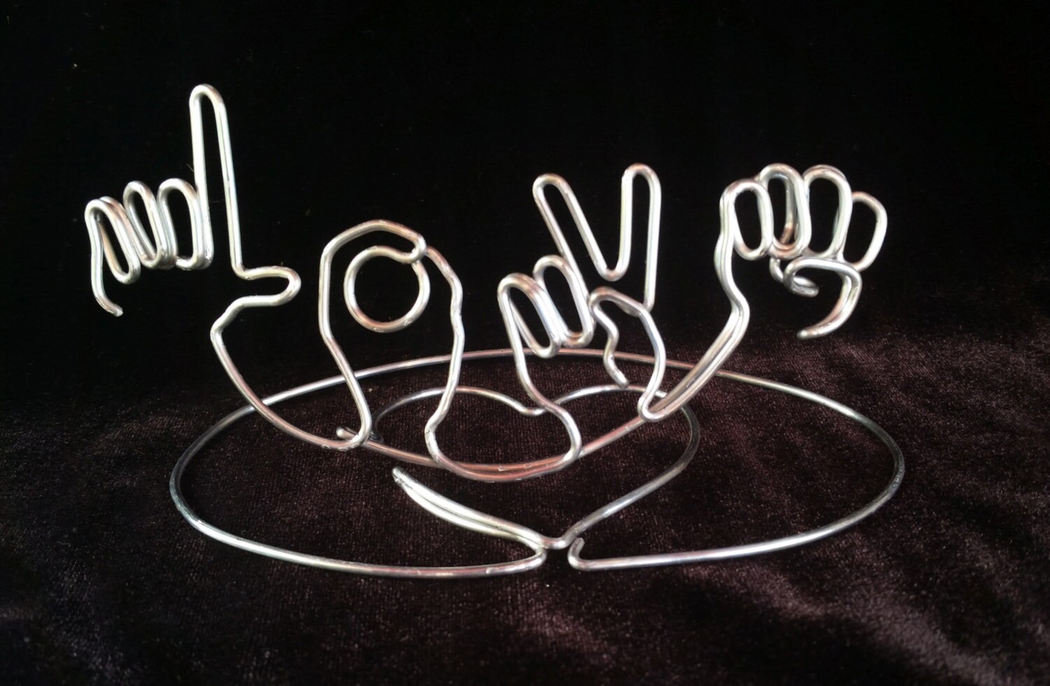 Wire Sign Language Love