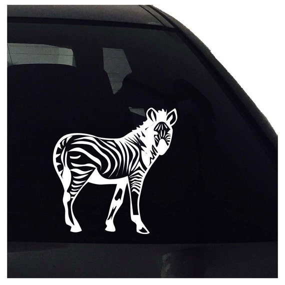 Zebra Vinyl Decal Car Window Bumper Laptop Decal Vinyl