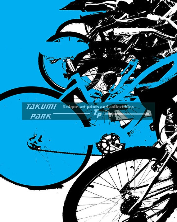 abstract bike art