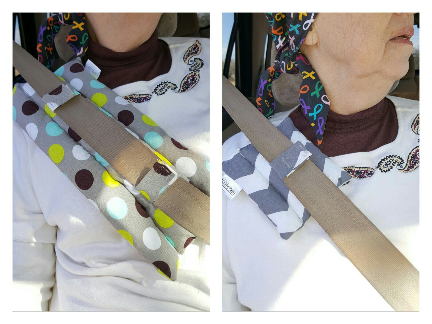 Breast Cancer Survivor Gift Mastectomy Seatbelt Pillow