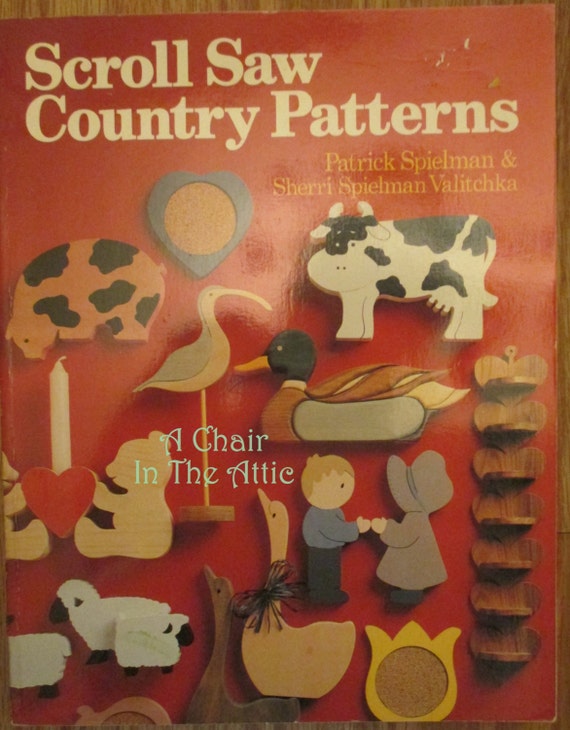 Scroll Saw Book with Lots of Full Size Patterns Vintage