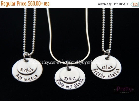 Mother Daughter Jewelry Necklace Set STERLING by ...