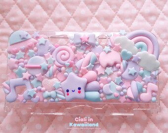 Lilac galaxy case Nintendo DSLite / 3DS / 3DS XL