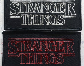 Stranger Things patch 80's sci-fi horror Goonies