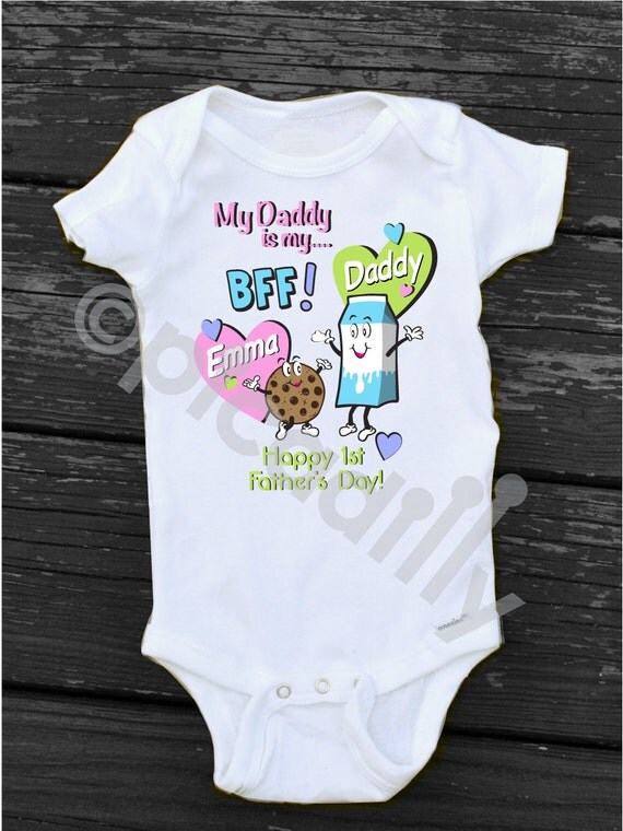 Download Happy First Fathers DAY Onesie Baby Girl Personalized Fathers