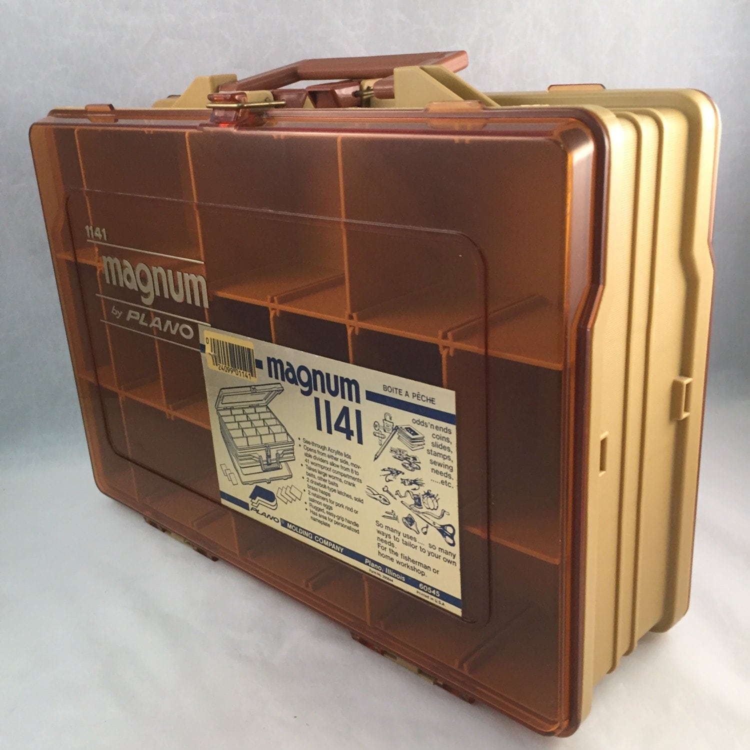 1141 Magnum by Plano Storage Container, Tackle Box, Tool Box, Crafting