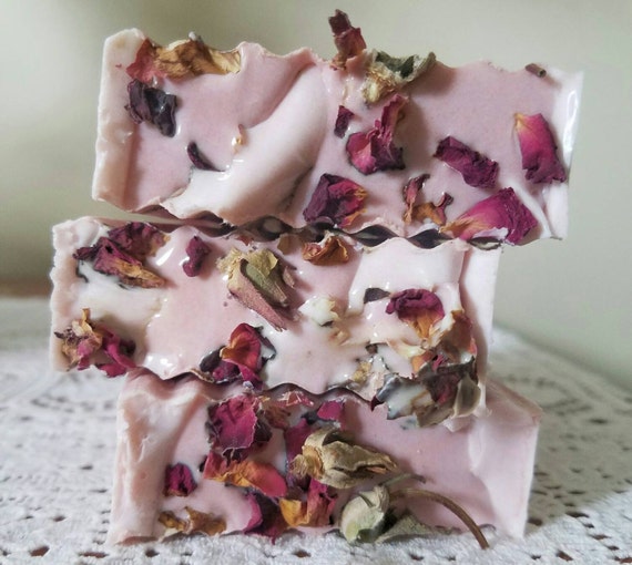 Rose Soap Soap Bar Soap Handcrafted Soap by