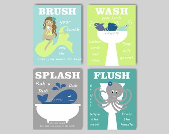 Kids Bathroom Wall Art kids bath wall art shark bath prints bath rules splash flush Kids Bathroom Wall Art kids bath wall art shark bath prints bath rules splash flush