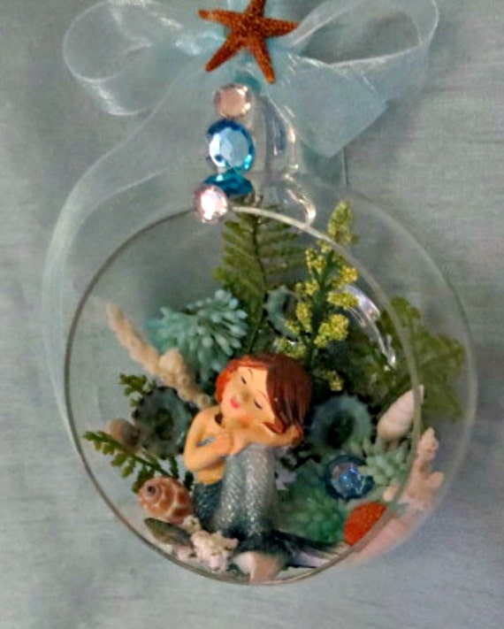 Unique Mermaid ornament_mermaid decor_beach ornaments_beach