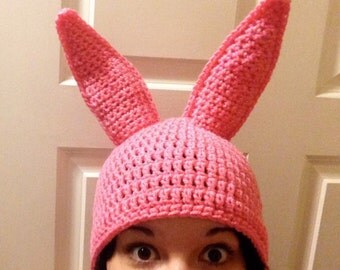 MADE TO ORDER - Pink Bunny Hat