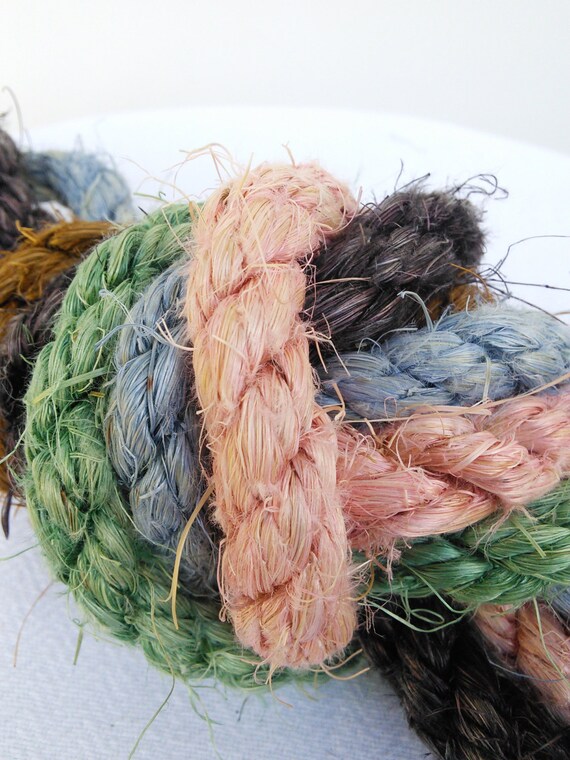 Assorted Color Sisal Rope Choose 5 Colors 5' by VespertineLighting