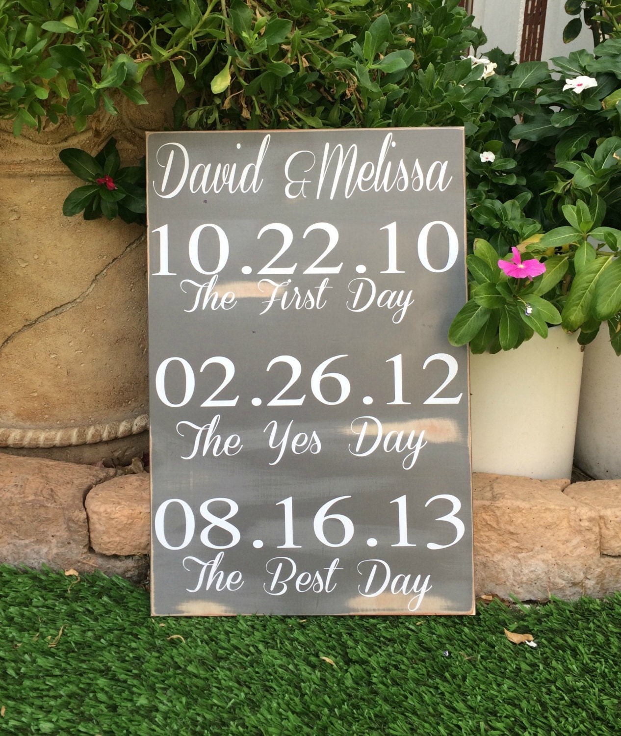 Anniversary Gift for Husband Wife Personalized Wedding Gift