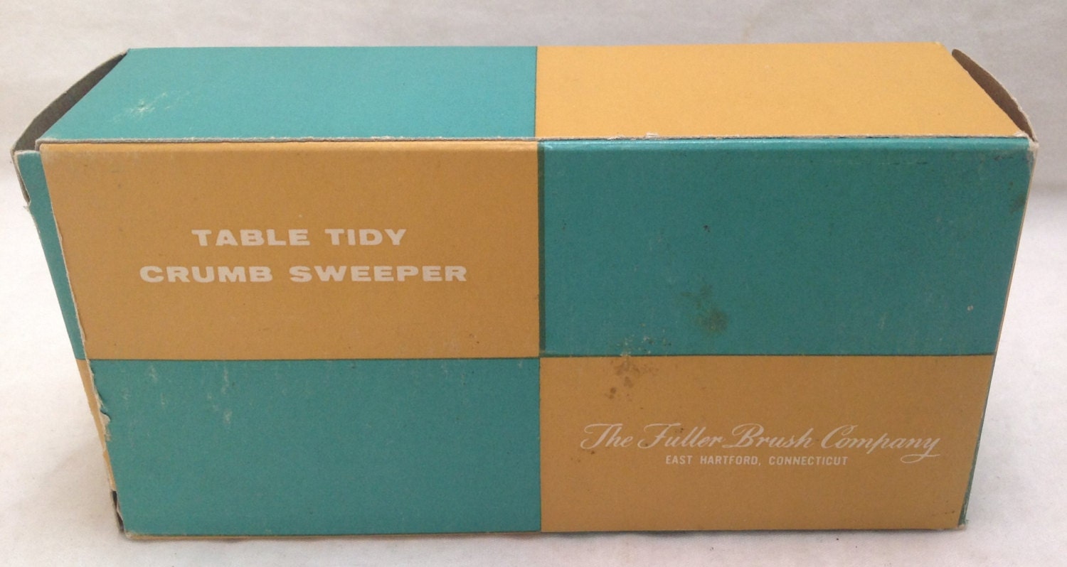 Fuller Brush Table Tidy Crumb Sweeper Vintage with Box EUC