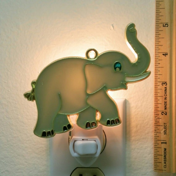 Elephant Night Light by JJMusicBoxes on Etsy