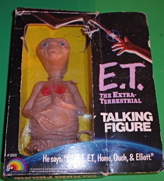 Vintage Talking E.T. The Extra Terrestrial Doll Figure