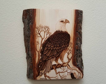 Eagle wood burning | Etsy