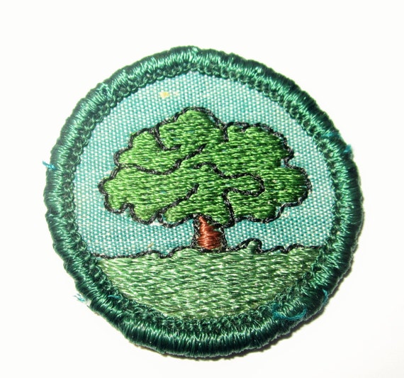 Vintage Intermediate Girl Scout Badge Tree by AllThingsGirlScout